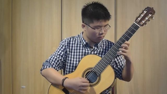 Piazzolla - La Muerte Del Angel (tango) on classical guitar смотреть онлайн