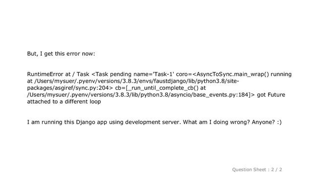 Django : How to integrate Faust with Django? смотреть онлайн