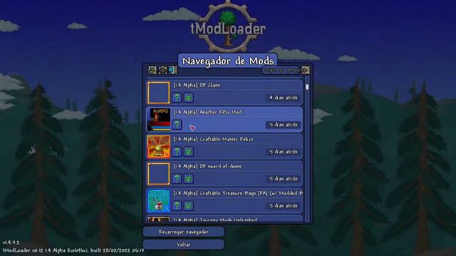 Tmodloader 1.4 versão alpha - Como instalar - Como baixar mods - Explicação rápido. смотреть онлайн