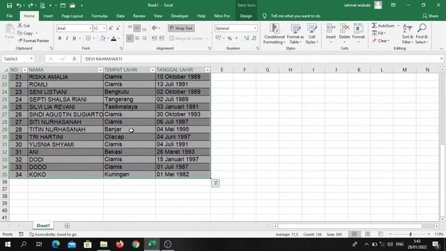Mengembalikan Format Table Warna Selang Seling Pada Microsoft Excel смотреть онлайн