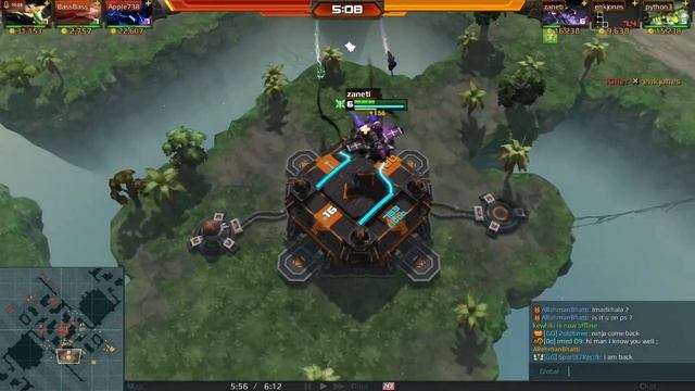 Airmech Strike 3v3 Python3 Zaneti & enkjones Vs Apple738 BassBass & Killer Map Duel смотреть онлайн
