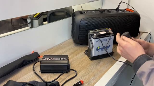 JBL PartyBox On-The-Go. Тест двух микрофонов.Питание от аккумулятора.Личное мнение смотреть онлайн