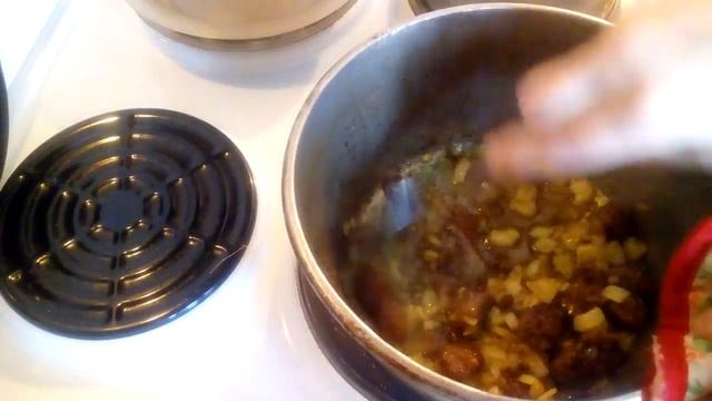 Суп овощной с рисом и фрикадельками. Что приготовить на обед. смотреть онлайн