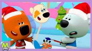 Ми-Ми-Мишки Новогодние Рисовашки от Кеши и Тучки.Нарисуй Свой Мультфильм