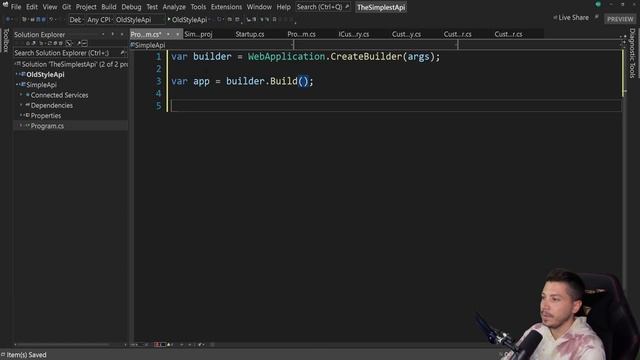 The simplest way to create an API is with .NET | Minimal APIs смотреть онлайн