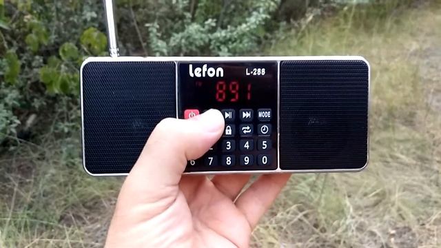 L~288 BT колонка с СВ, AM на природе .(1) смотреть онлайн