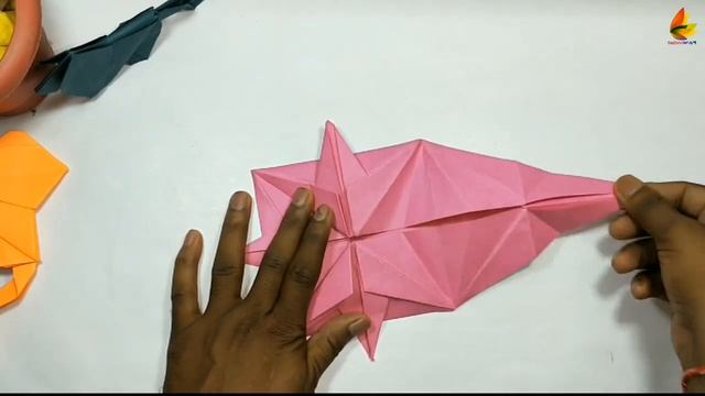 Origami Lion - Lime Lapse || How To Make Paper Lion || DIY