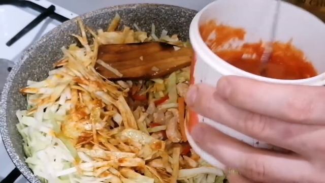 невероятная вкуснятина !!! тушеная капуста с мясом смотреть онлайн