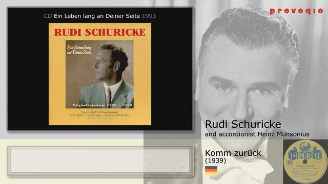 Rudi Schuricke - Komm Züruck (1939) Subtitled