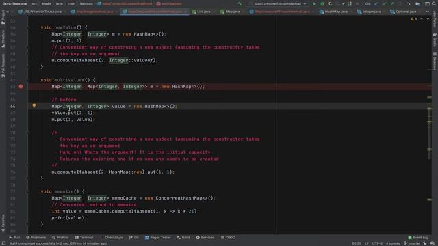 Java Map computeIfAbsent() Method смотреть онлайн