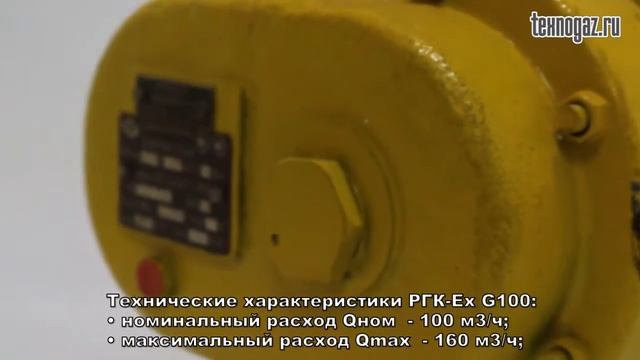 Счетчик газа роторный РГК-Ех (РГК-100) смотреть онлайн