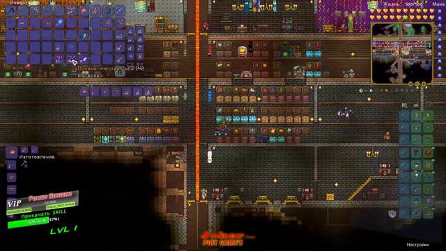 Terraria ✅ Подготовка к битве с ГОЛЕМОМ смотреть онлайн