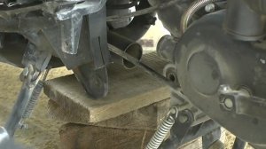 Ремонт маятника на скутере HORS 052