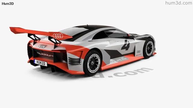 Audi e-tron Vision Gran Turismo 2018 3D model by Hum3D.com смотреть онлайн
