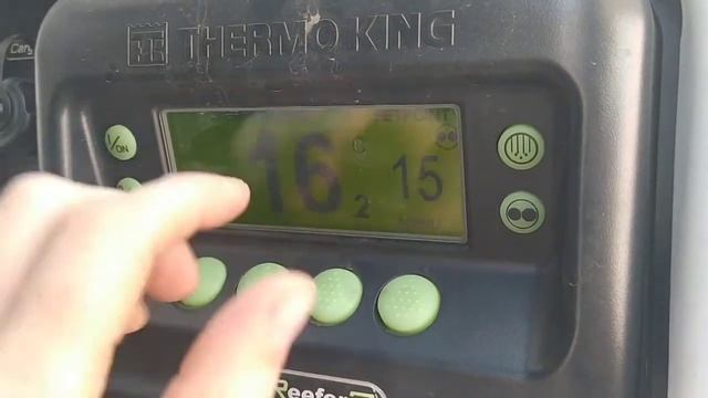 Как выставить температуру на Frigo с английским меню. Установка температуры на Termo King. смотреть онлайн