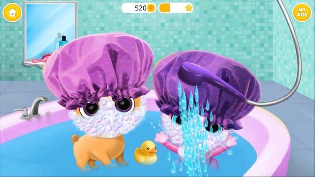 Kiki & Fifi Pet Friends - Virtual Cat & Dog Care - TutoTOONS Games for Kids | Kiddly TV смотреть онлайн