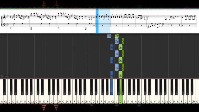 Merry-Go-Round of Life - Howl's Moving Castle Ost. FOLLOW ALONG Piano Tutorial смотреть онлайн