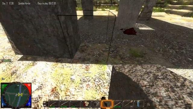 7 Days to Die Alpha 2. Режим Horde. Карта Forest. День 2 и 4 [20181104] смотреть онлайн