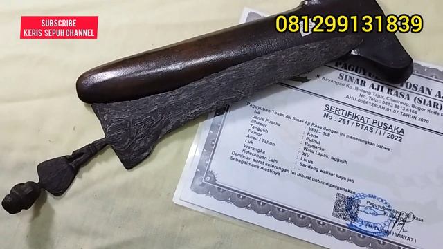 KERIS PUTUT SAJEN SOMBRO;