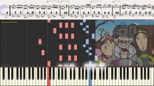 Частушки (Ноты и Видеоурок для фортепиано) (piano cover)