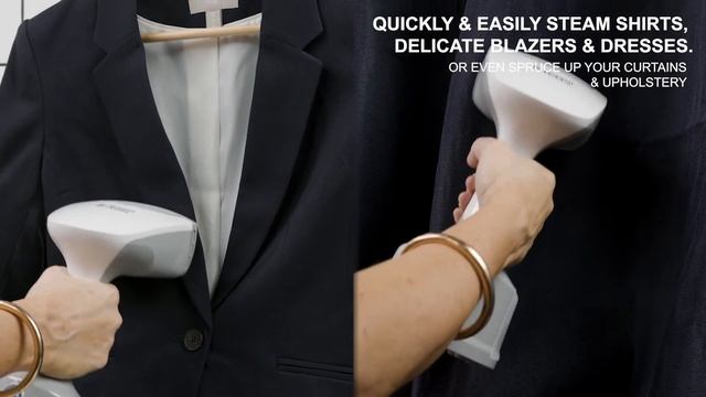 Russell Hobbs Handheld Steamer - Kills up to 99.9% of bacteria in 60 seconds* смотреть онлайн