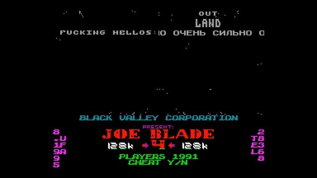 Joe Blade 4 Crack Intro - Black Valey Corp [#zx spectrum] смотреть онлайн