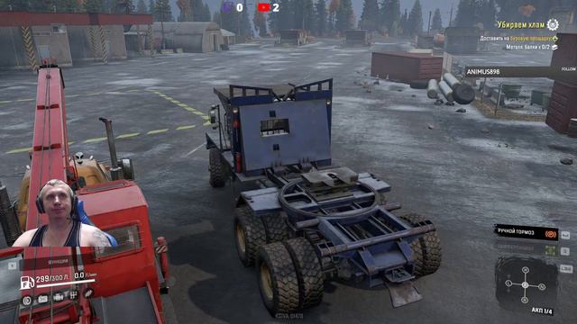 SnowRunner прохождение. Локация Остров Драммонд. смотреть онлайн