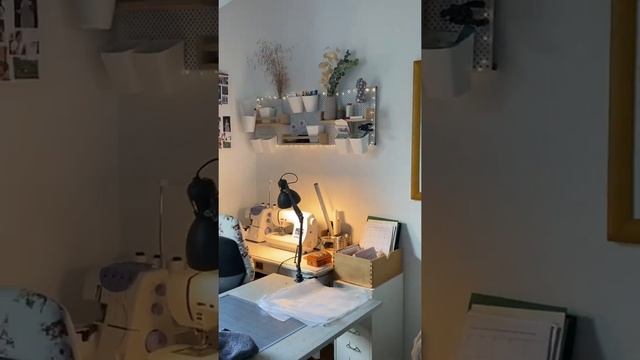 Швейная комната мечты, мой уголок для рукоделия в новой квартире смотреть онлайн