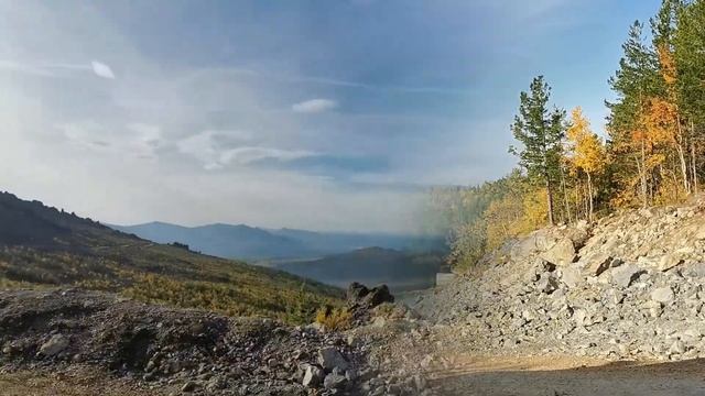 Конжаковский камень 2020. Подъем в гору на легковом автомобиле. Конжак осень смотреть онлайн