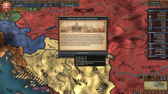 ВЕЛИКАЯ МОРАВИЯ - Империя славян [Europa Universalis IV | мод Ante Bellum] №7 | Финал смотреть онлайн