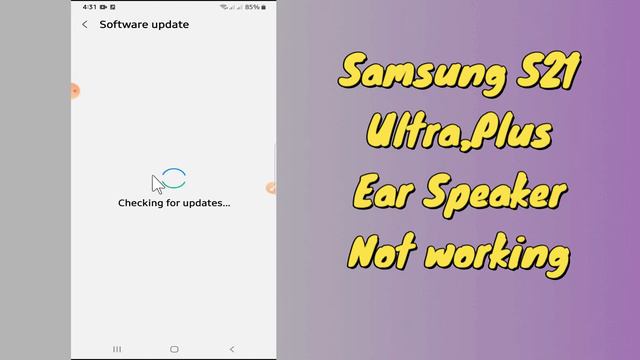 Samsung front ear calling speaker not working problem Galaxy s21 ultra,plus смотреть онлайн