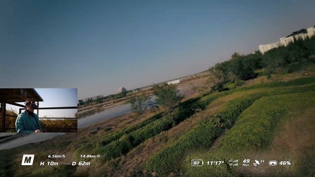 DJI AVATA первый полет в мануальном режиме. M Mode / Acro. Китай. #djiavata