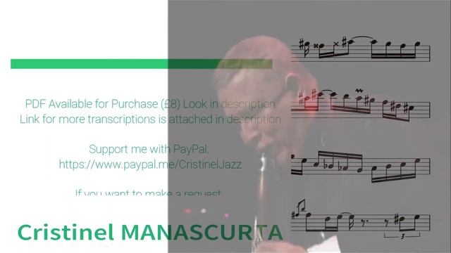 Paquito D'Rivera - I Remember Diz (transcription) смотреть онлайн