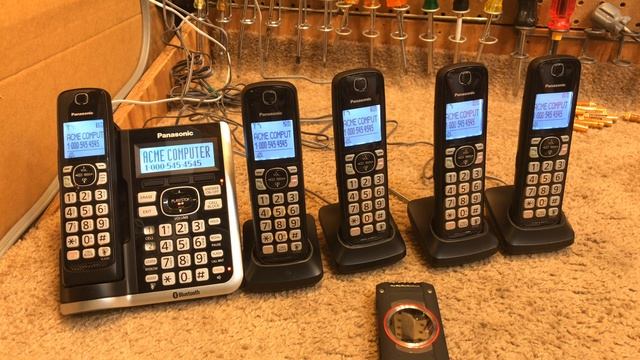 Panasonic KX-TGF570 DECT 6 Plus Bluetooth Cordless Phone | Initial Checkout