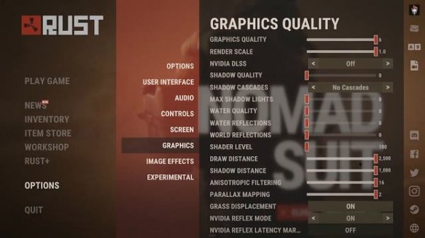 How to fix a settings reset on RUST (Shorts)