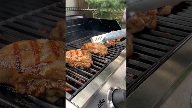 КУРИНЫЕ БЁДРА С КУКУРУЗОЙ НА ГРИЛЕ ⠀