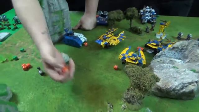 Adeptus Astartes vs Eldar 1000pts Warhammer 40k Battle Report CQ Gaming смотреть онлайн