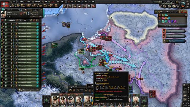 Hearts of Iron 4 deutsch Let's play La Resistance #7 [Auf nach Warschau] смотреть онлайн