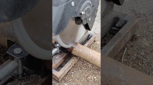 отрезной диск 355 мм за 2700р из Китая в деле