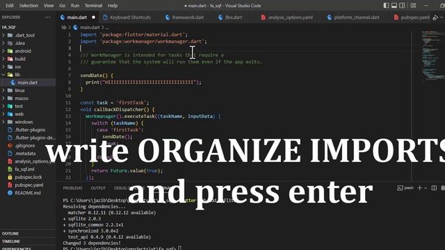 flutter remove all unused imports automatically vscode | Flutter shortcuts смотреть онлайн