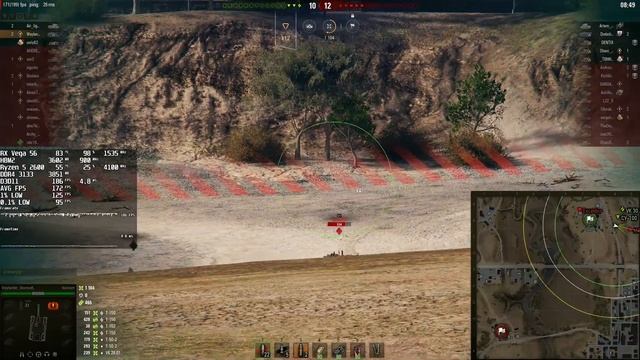 World of Tanks | Мастер на Nashorn | Ryzen 5 2600 | RX Vega 56 смотреть онлайн
