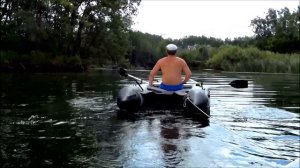 Самодельная лодка из фанеры. Испытание пятое, река Терса