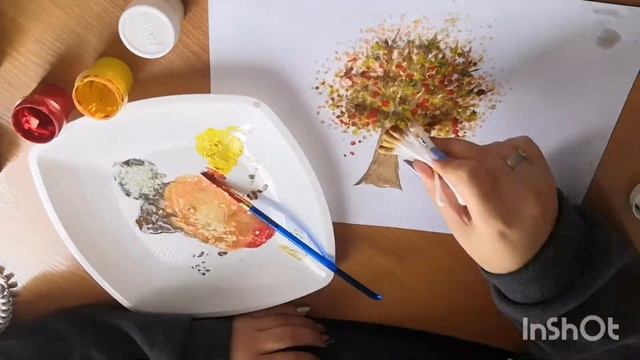 Онлайн мастер - класс по рисованию "Осень..." смотреть онлайн