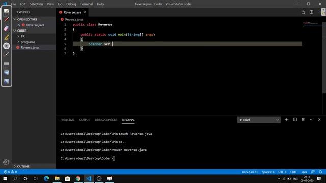 Reverse a number || Programming in java смотреть онлайн