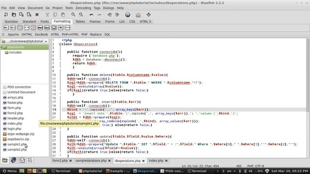 PHP Tutorial- Part XIX - Tamil -PDO INSERT смотреть онлайн