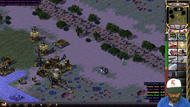 Soviet and Yuri in Eiffel Tower in Center map 2 vs 2 vs 2 vs 2 Yuri's Revenge Online Multiplayer смотреть онлайн