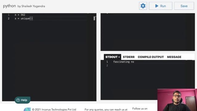 Unique Number in Python | Shailesh смотреть онлайн
