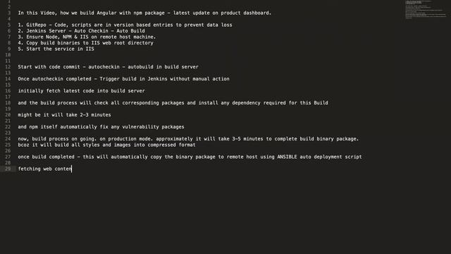 Angular NPM Build Auto deployed in IIS смотреть онлайн