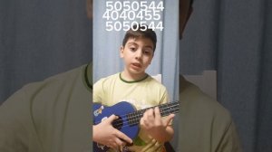 Как играть в траве сидел кузнечик на укулеле!