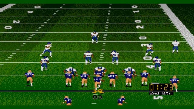 College Football USA 97 (Sega Genesis) - Duke at Notre Dame смотреть онлайн